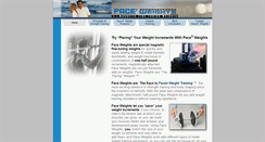 Desktop Screenshot of paceweights.com